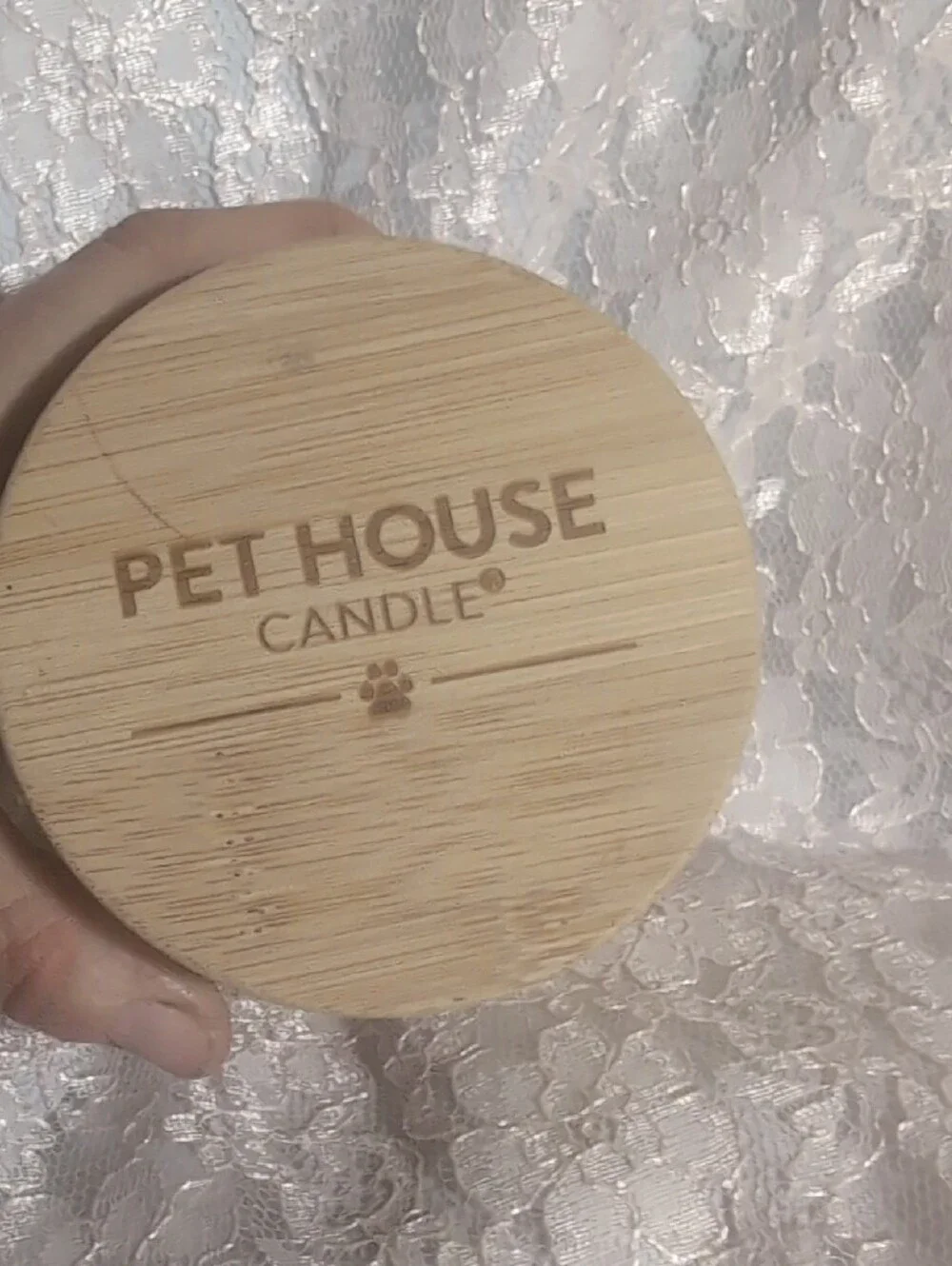 Pet House Candle - Silver & Gold Soy Candle